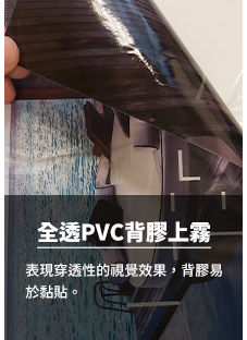 12全透PVC背膠上霧Matte PP Coating Translucent Stickers poster.jpg